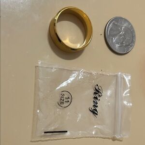 Gold Band Ring Size 11